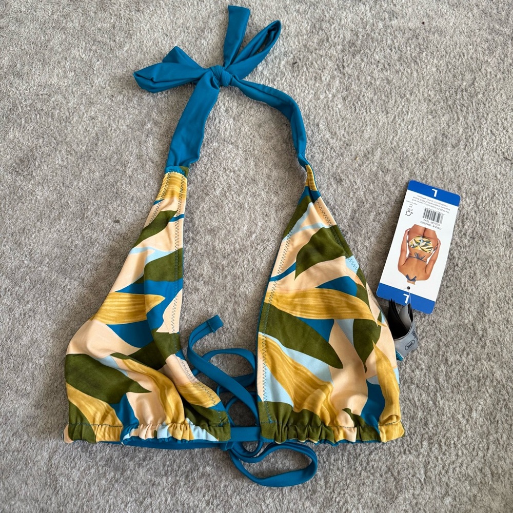 Hurley Tropical Print Bikini top